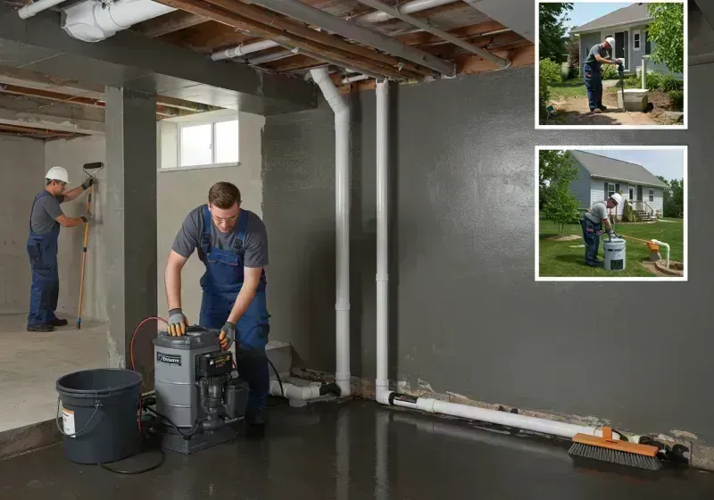 Basement Waterproofing and Flood Prevention process in Ellettsville, IN